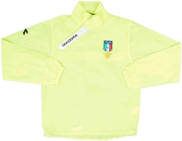 2007-08 Italy Diadora Referee 1/4 Zip Drill Top - 8/10 - (S)