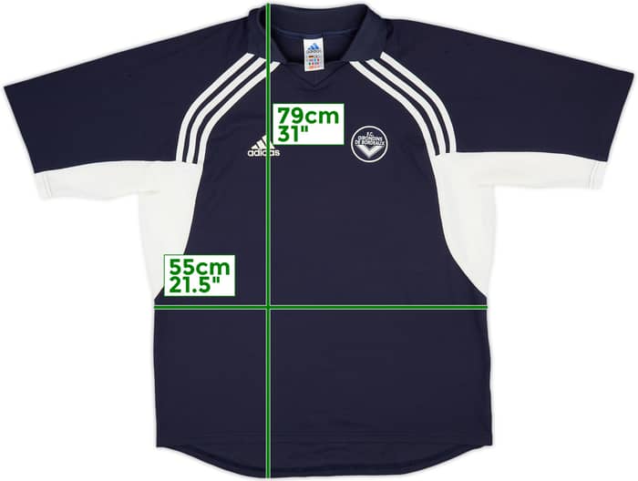 2001-02 Bordeaux adidas Training Shirt - 9/10 - (L)
