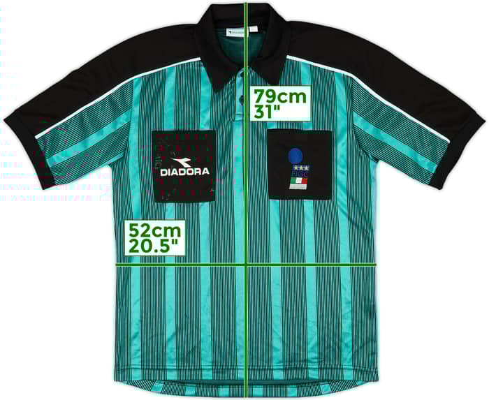最安値 1999-00 Italy (L) - 5/10 - Shirt Referee Diadora ウェア