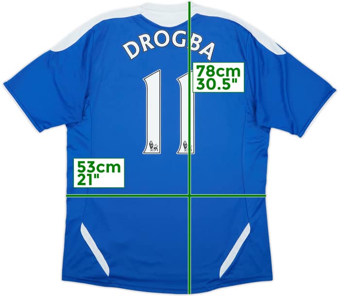 2011-12 Chelsea Home Shirt Drogba #11 - 4/10 - (L)