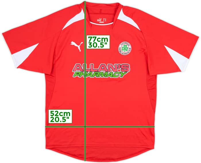 2008-10 Cliftonville Home Shirt - 5/10 - (M)