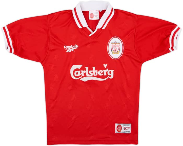 1996-98 Liverpool Home Shirt Fowler #9 - 5/10 - (S)
