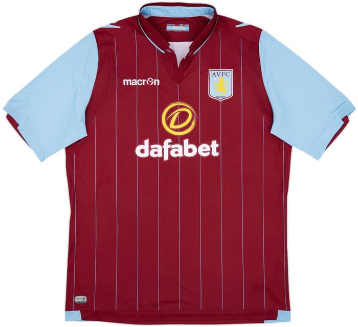 2015-16 Aston Villa Home Shirt Grealish #40 - 10/10 - (XXL)