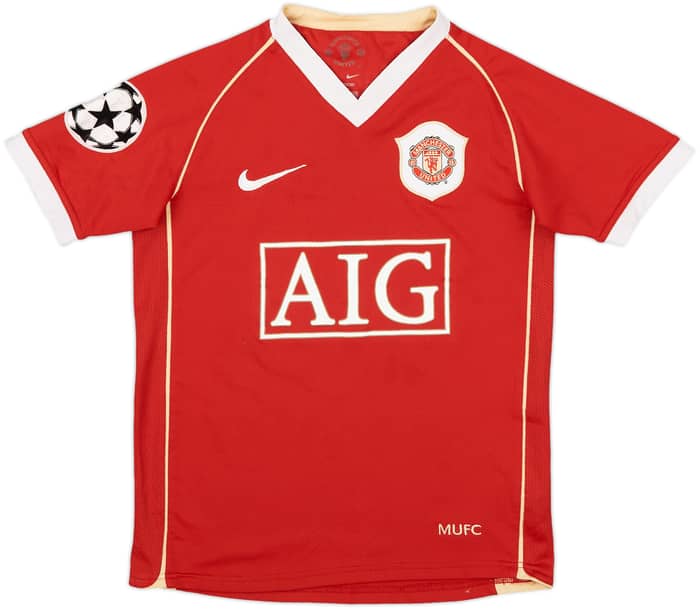 2006-07 Manchester United Home Shirt Rooney #8 - 8/10 - (6-7 Years)