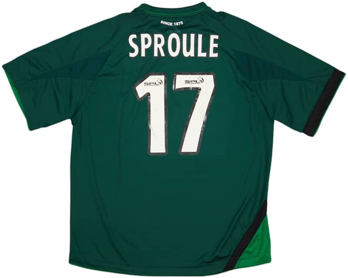 2006-07 Hibernian Away Shirt Sproule #17 - 6/10 - (L)