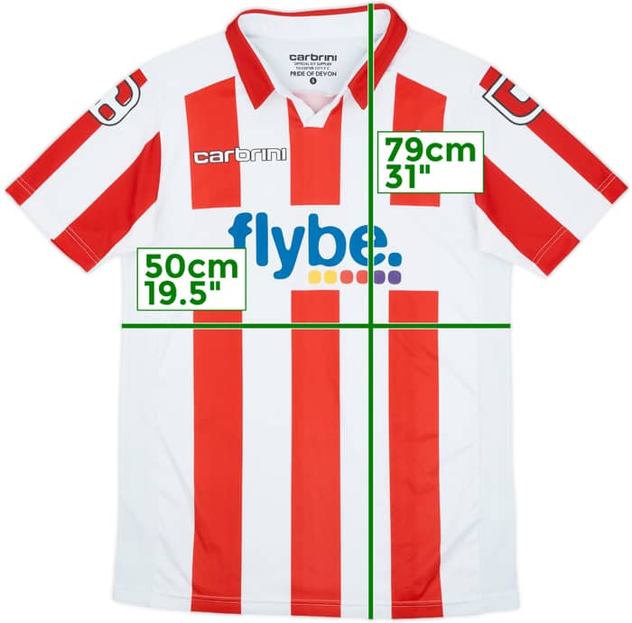2011-12 Exeter City Home Shirt - 8/10 - (S)