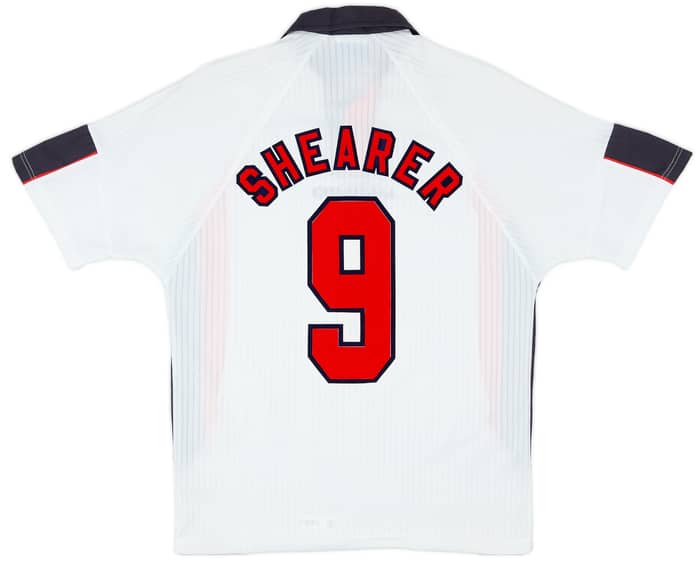 1997-99 England Home Shirt Shearer #9 - 7/10 - (M)