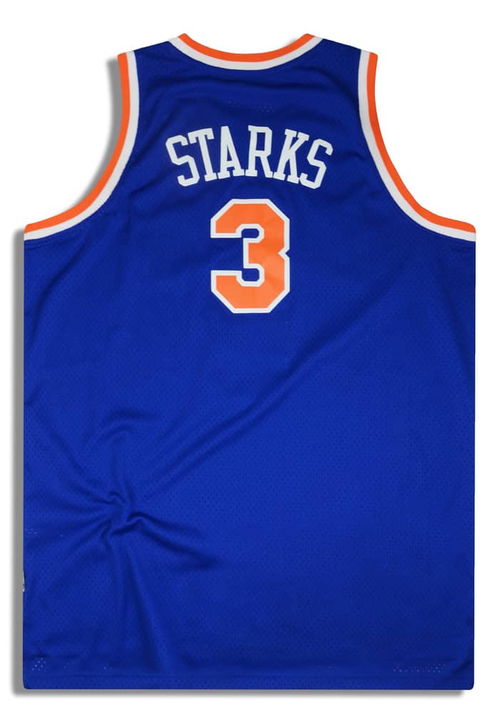 1990-91 New York Knicks Starks #3 adidas Hardwood Classics Jersey (Away) XXL