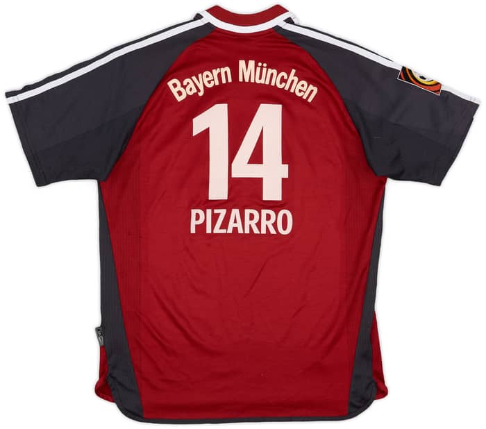 2001-02 Bayern Munich Home Shirt Pizzaro #14 - 5/10 - (XL.Boys)