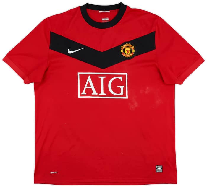2009-10 Manchester United Home Shirt Rooney #10 - 6/10 - (XL)