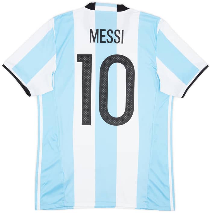 2016-17 Argentina Home Shirt Messi #10 - 8/10 - (M)