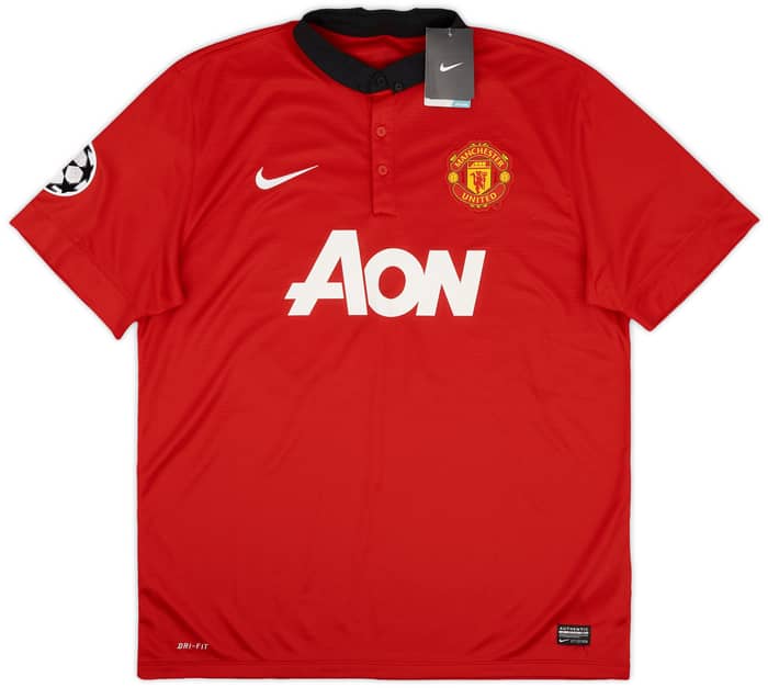 2013-14 Manchester United Home Shirt Rooney #10 (XL)