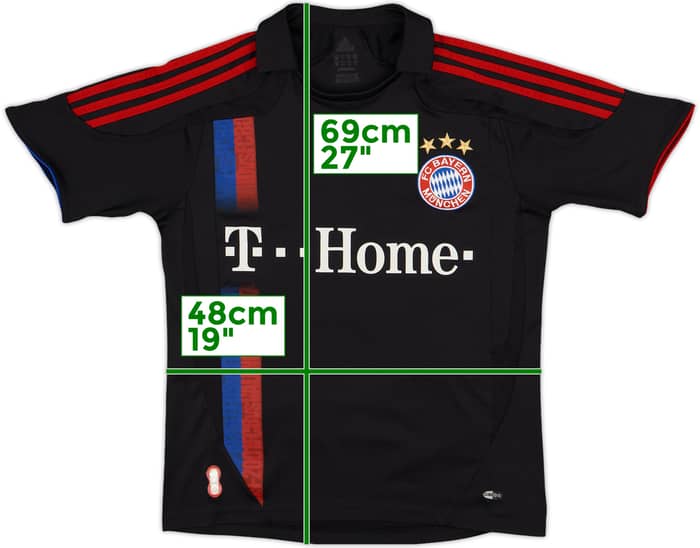 2007-08 Bayern Munich Third Shirt Ze Roberto #15 - 5/10 - (L.Boys)