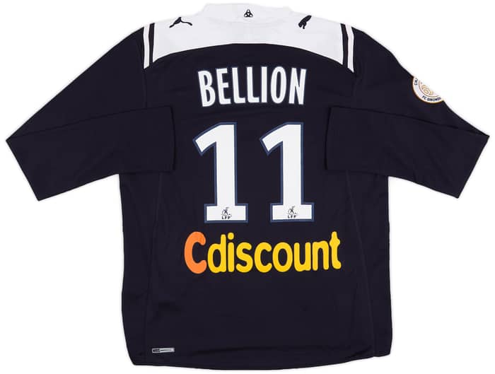 2009-10 Bordeaux Match Issue Home L/S Shirt Bellion #11