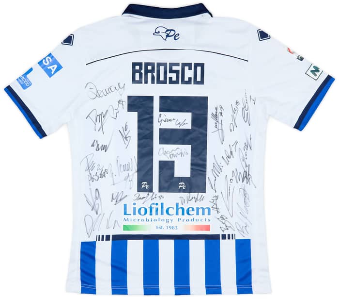 2023-24 Pescara Signed Home Shirt Brosco #13 (L)