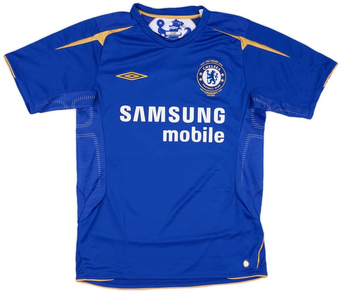 2005-06 Chelsea Centenary Home Shirt Makelele #4 - 9/10 - (S)