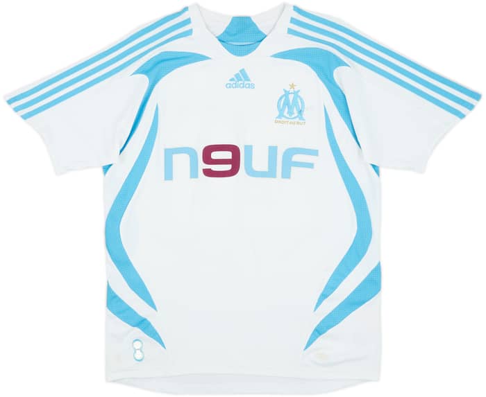 2007-08 Olympique Marseille Home Shirt Valbuena #28 - 6/10 - (L.Boys)