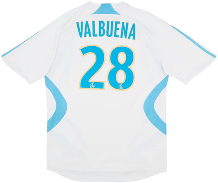 2007-08 Olympique Marseille Home Shirt Valbuena #28 - 6/10 - (L)