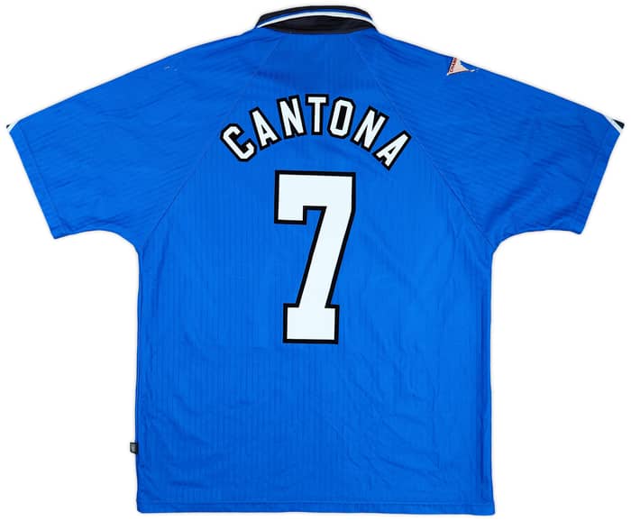 1996-98 Manchester United Third Shirt Cantona #7 - 5/10 - (L)