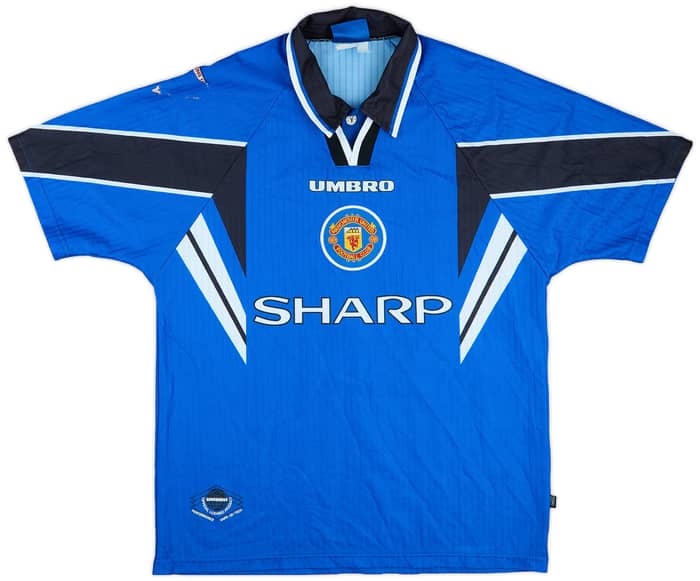 1996-98 Manchester United Third Shirt Cantona #7 - 5/10 - (L)