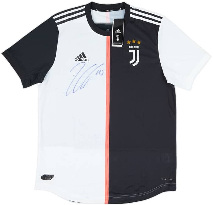 2019-20 Juventus Player Issue Signed Home Shirt (L)