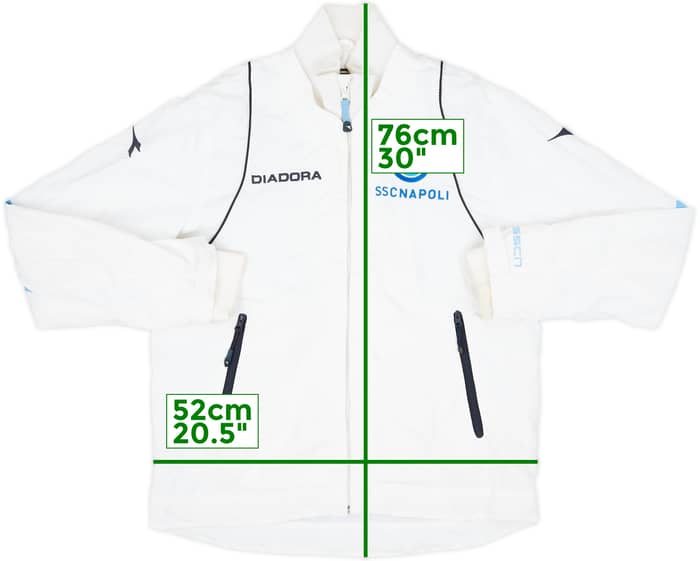 2006-07 Napoli Diadora Track Jacket - 8/10 - (XS)