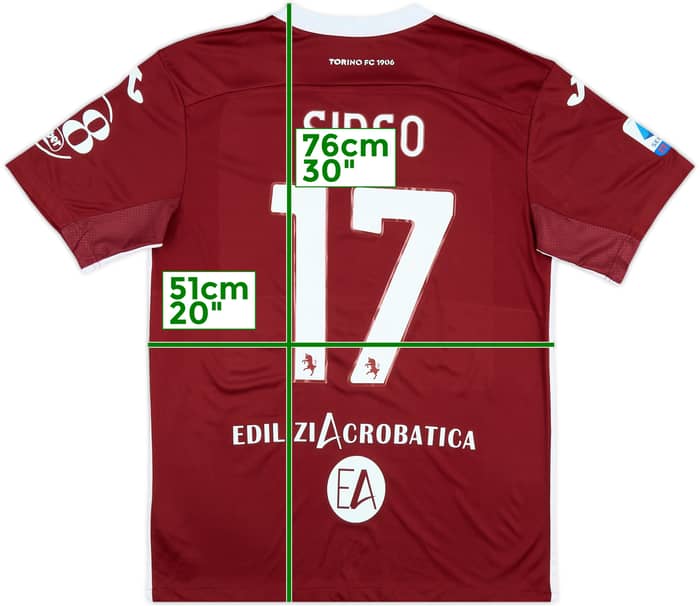 2020-21 Torino Home Shirt Singo #17 (M)