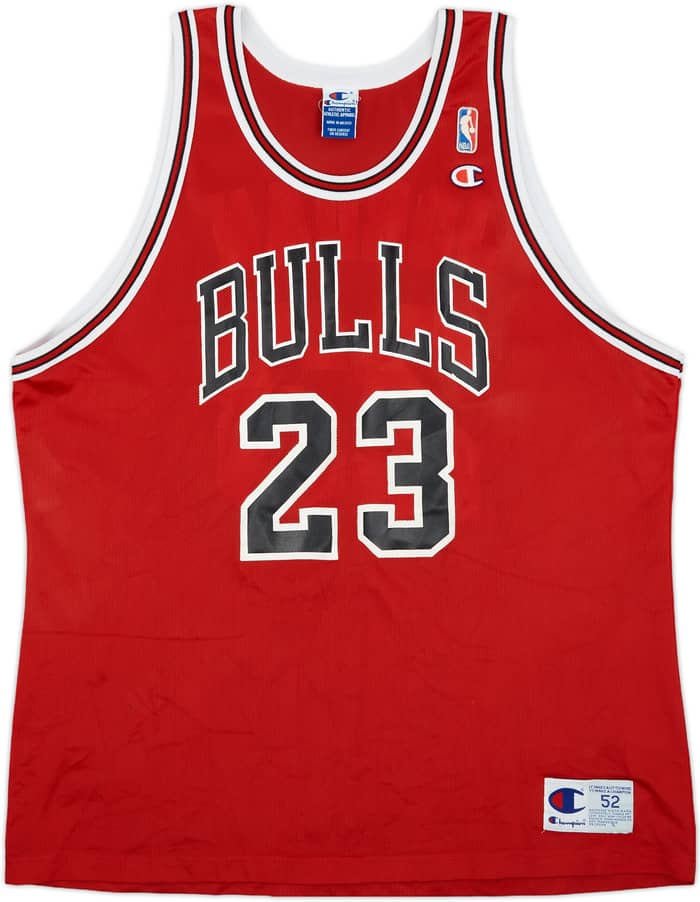 1995-98 Chicago Bulls Jordan #23 Champion Away Jersey - 6/10 - (XXL)