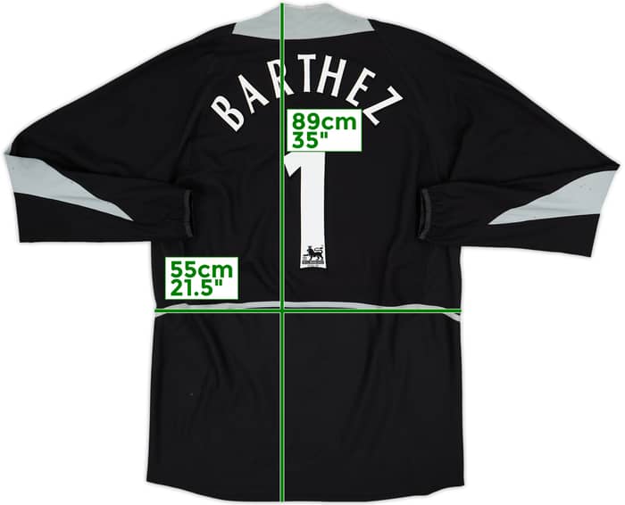 2002-04 Manchester United GK Shirt Barthez #1 - 6/10 - (XXL)