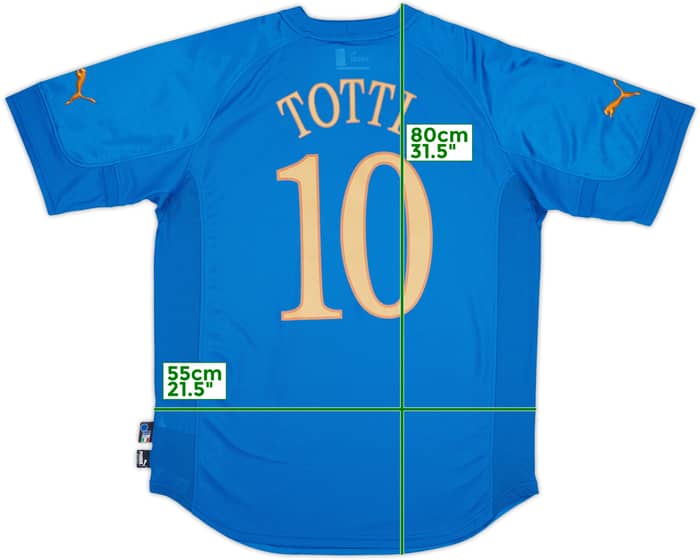 2004-06 Italy Home Shirt Totti #10 (XL)