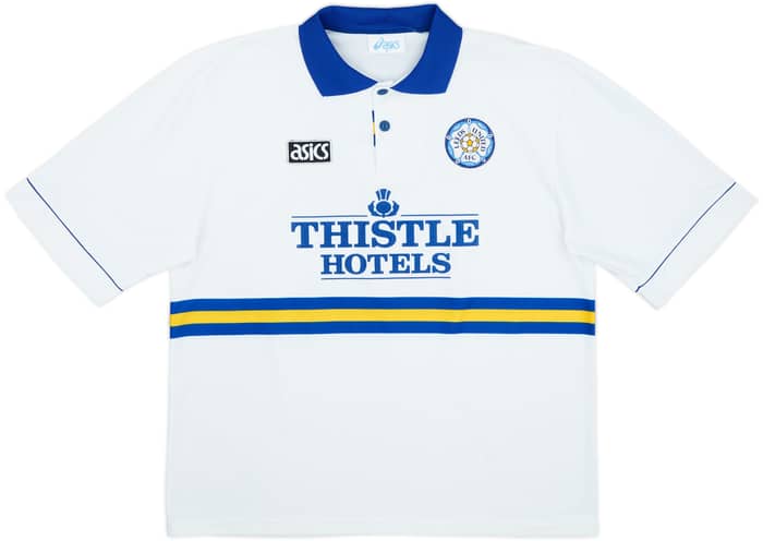 1993-95 Leeds United Home Shirt Yeboah #21 - 8/10 - (XL)