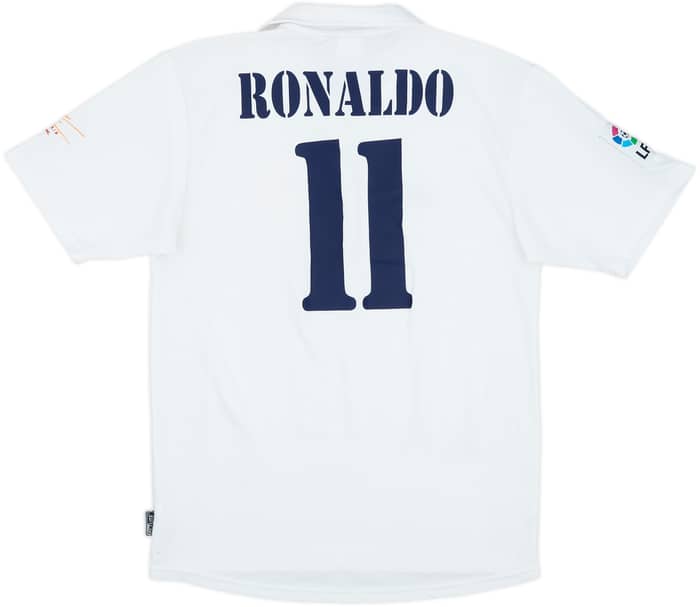 2002-03 Real Madrid Centenary Home Shirt Ronaldo #11 - 4/10 - (S)