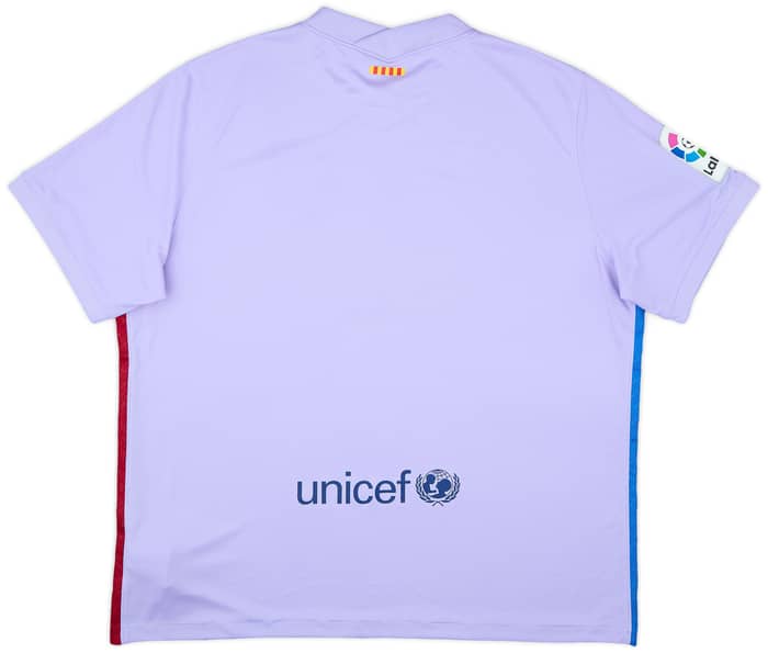 2021-22 Barcelona Away Shirt - 8/10 - (XXL)