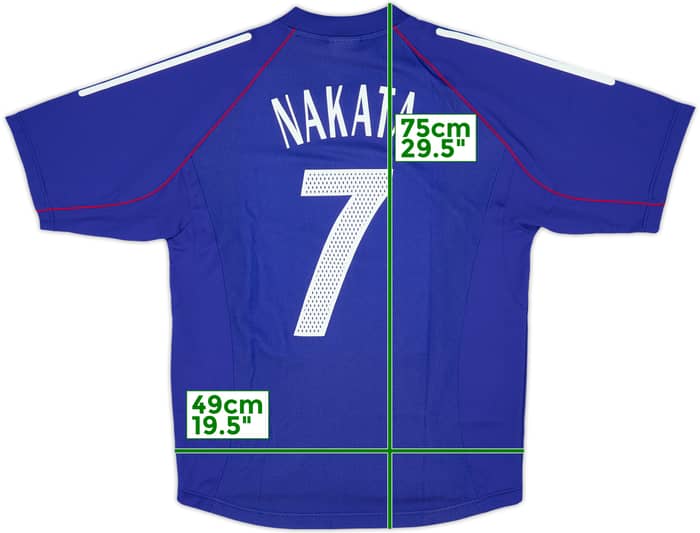 2002-04 Japan Home Shirt Nakata #7 (L)