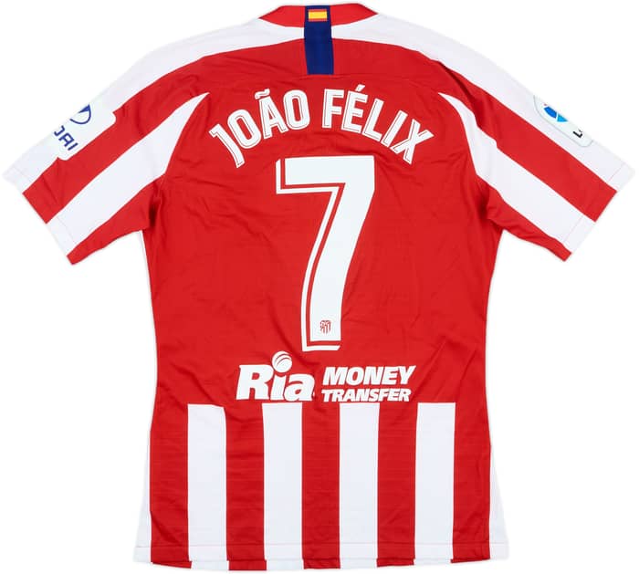 2019-20 Atletico Madrid Player Issue Domestic Home Shirt Joao Felix #7 - 8/10 - (M)