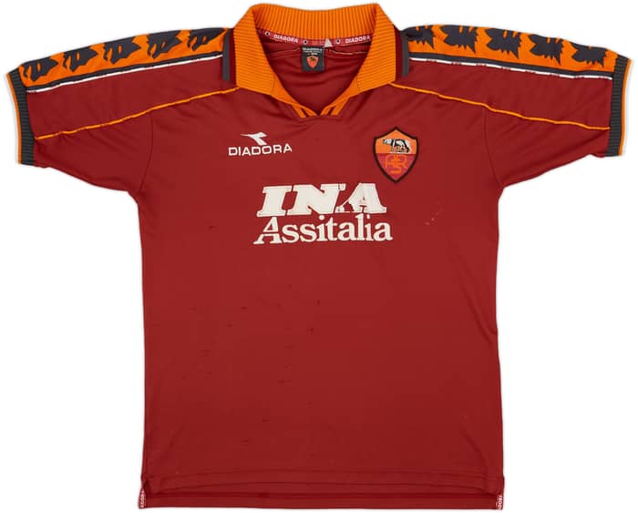 1998-99 Roma Home Shirt - 3/10 - (XL)