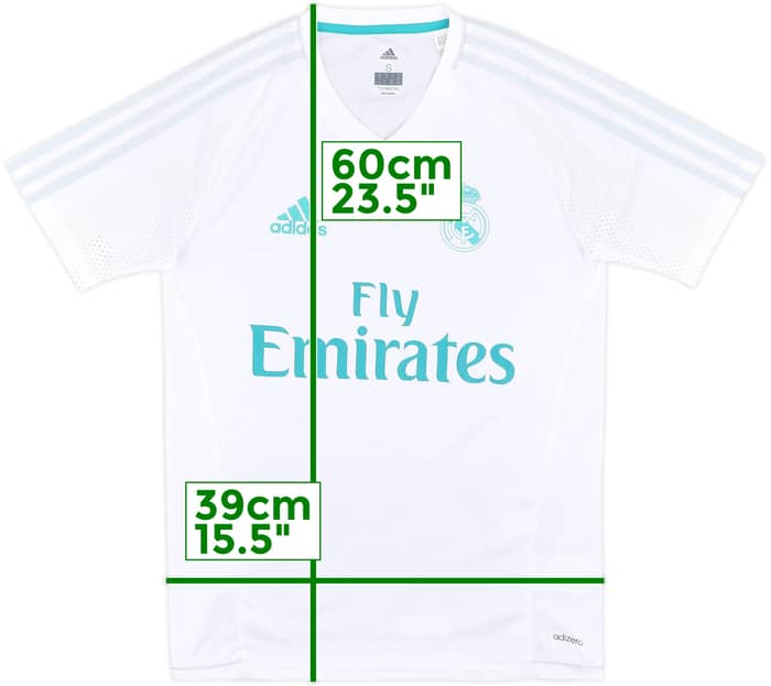 2017-18 Real Madrid adidas Training Shirt - 7/10 - (S)