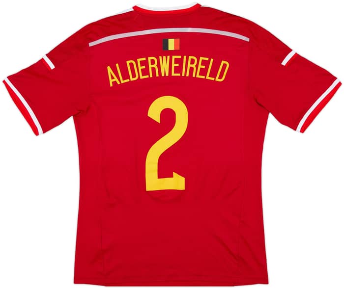 2015-16 Belgium Home Shirt Alderweireld #2 - 9/10 - (M)