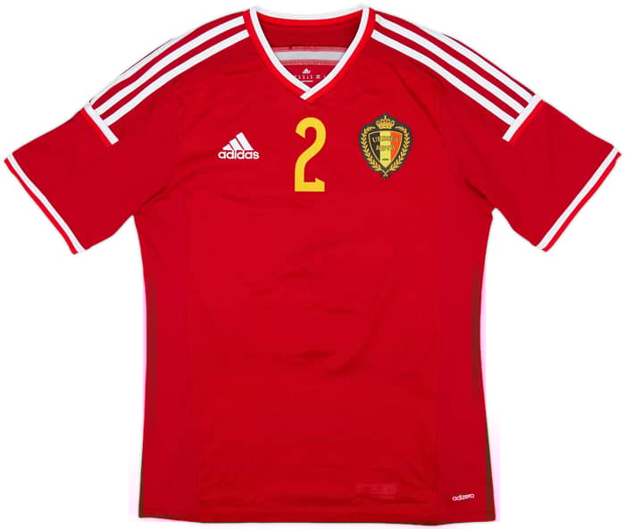 2015-16 Belgium Home Shirt Alderweireld #2 - 9/10 - (M)