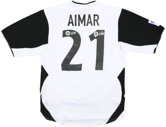 2003-04 Valencia Home Shirt Aimar #21 - 5/10 - (S)