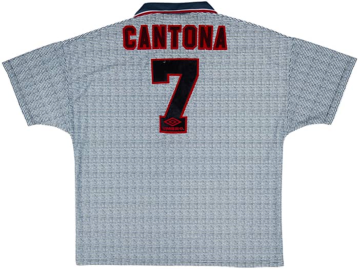 1995-96 Manchester United Away Shirt Cantona #7 - 7/10 - (XXL)