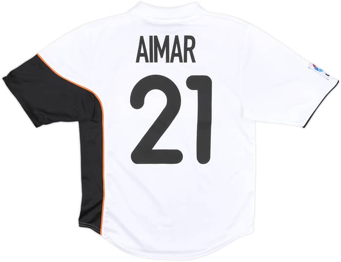 2001-02 Valencia Home Shirt Aimar #21 - 10/10 - (S)