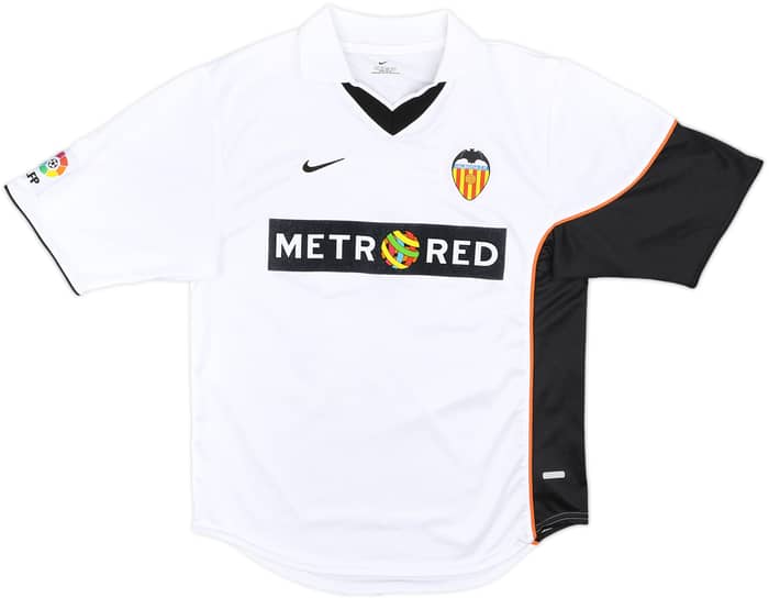 2001-02 Valencia Home Shirt Aimar #21 - 10/10 - (S)