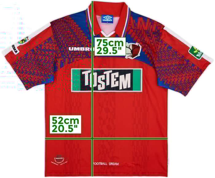 1997 Kashima Antlers Home Shirt - 8/10 - (M)