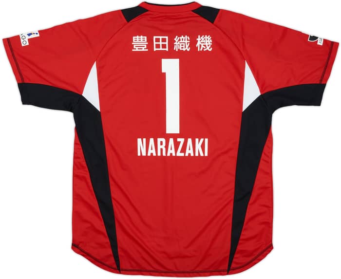 2005 Nagoya Grampus Eight Training Shirt Narazaki #1 - 4/10 - (L)