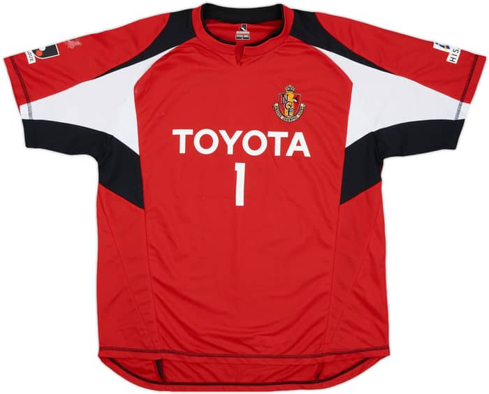 2005 Nagoya Grampus Eight Training Shirt Narazaki #1 - 4/10 - (L)