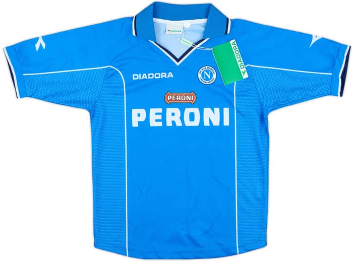 2000-01 Napoli Basic Home Shirt (L.Boys)