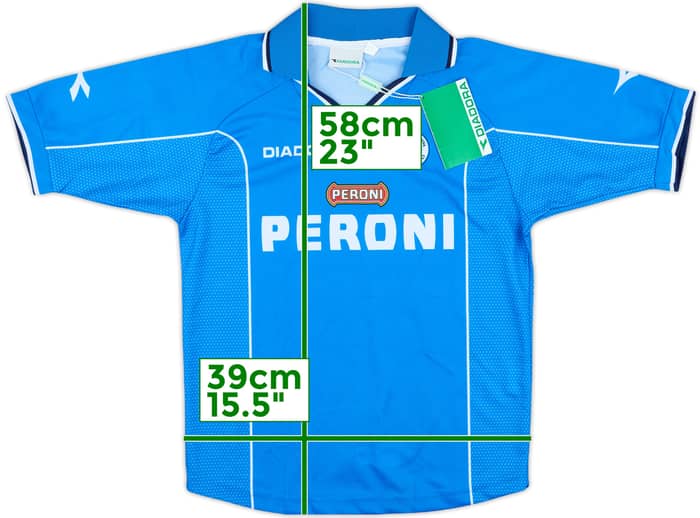 2000-01 Napoli Basic Home Shirt (L.Boys)