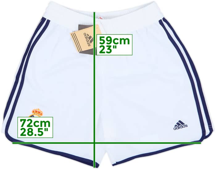 2000-01 Real Madrid Home Shorts (M)