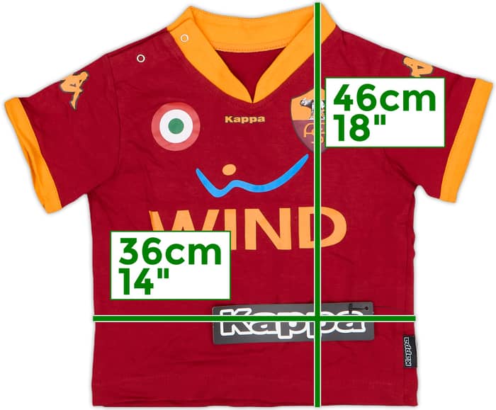 2007-08 Roma Home Shirt (9-12 Months)